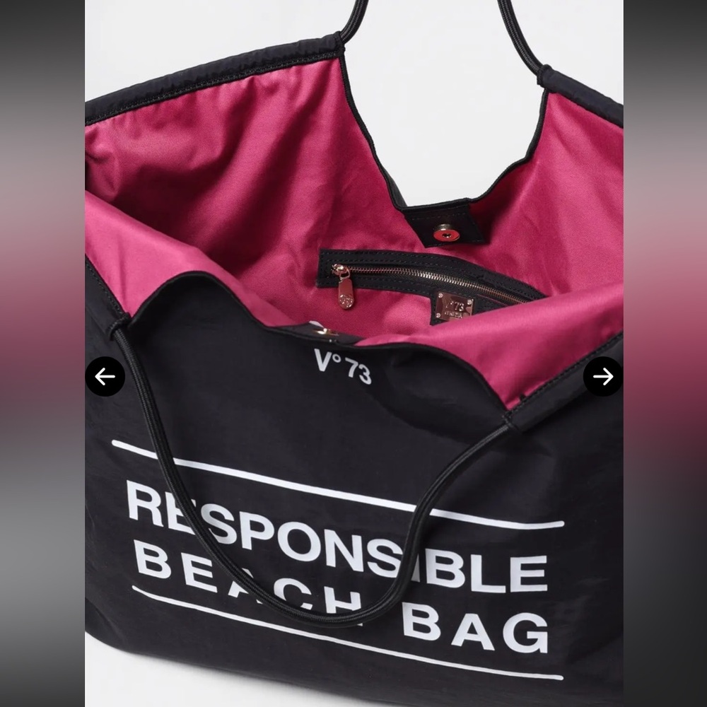V73 BEACH BAG BLACK - Picture 5 of 10